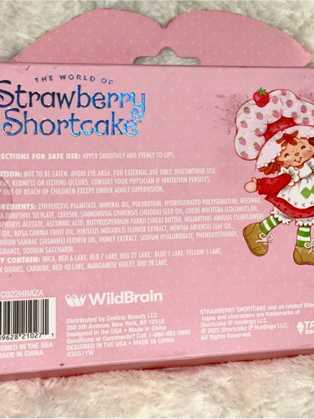 Strawberry Shortcake Infused Lip Oil 4-Pack — Assorted Pink & Yellow Shades